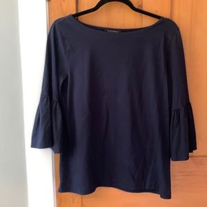 Navy stretch top